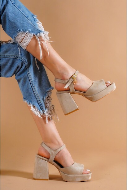 Kadın Alçak Platform Topuklu Ayakkabı Amelia 