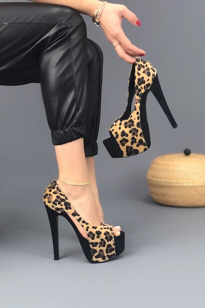 Kadın Tasarım Platform Topuklu Ayakkabı Chloe 