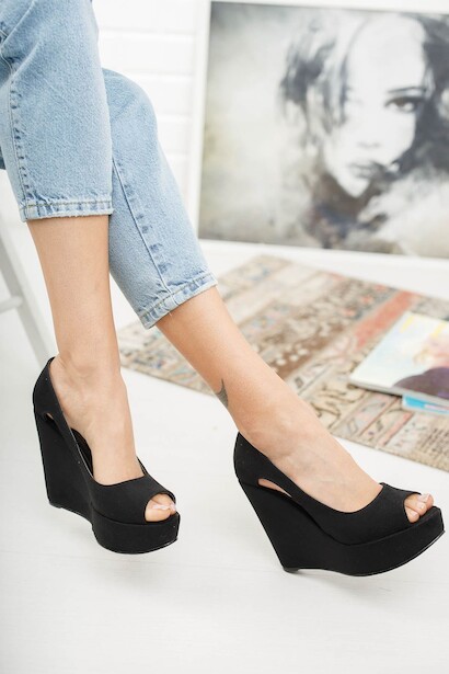 Kadın Dolgu Topuklu Ayakkabı Cosef 