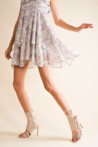 Kadın İnce Topuklu Ayakkabı Galya  Nude Cilt 4