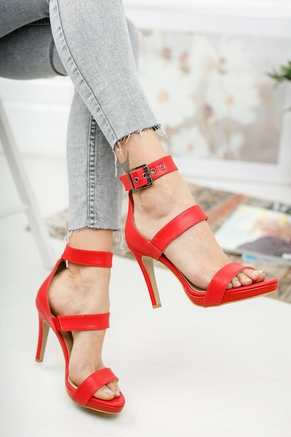 Kadın İnce Topuklu Alçak Platform Ayakkabı Giorgia 