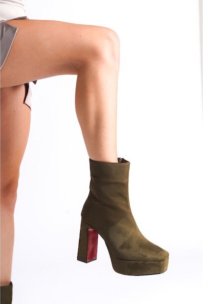 Kadın Platform Topuklu Bot Vito 