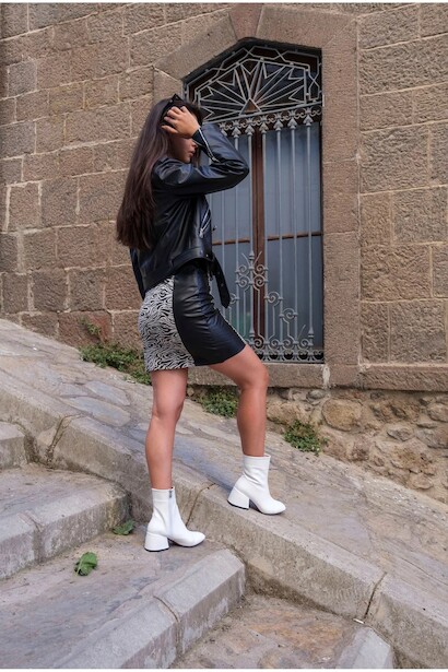 Kadın Kısa Kalın Topuk Bot Mirach 