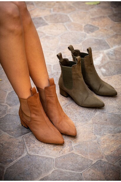 Kadın Kısa Topuklu Lastikli Bot Mulsanne 