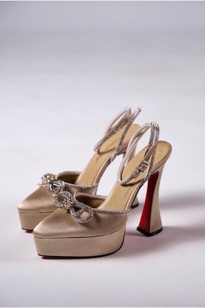 Kadın Taş Detaylı Platform Kadın Ayakkabı Fallon 