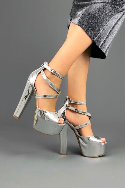 Kadın Yüksek Topuklu Platform Ayakkabı Young