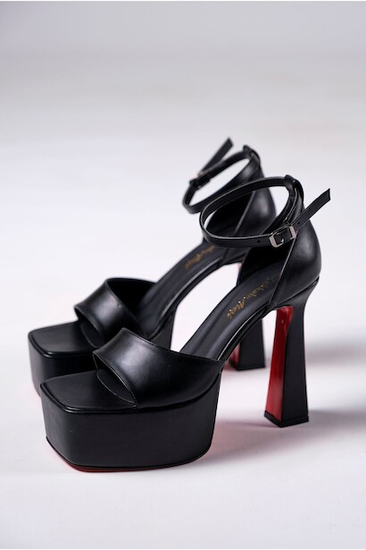 Kadın Özel Tasarım Tasarım Ökçeli Platform Ayakkabı Zoey 