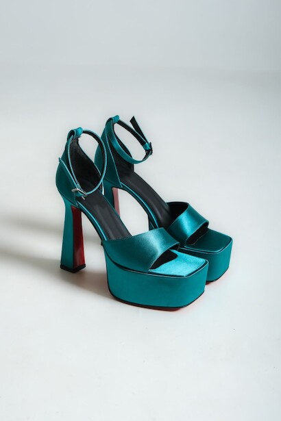 Kadın Özel Tasarım Tasarım Ökçeli Platform Ayakkabı Zoey