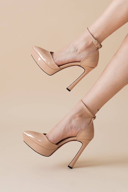 Kadın Baretli Platform Topuklu Ayakkabı Accies 