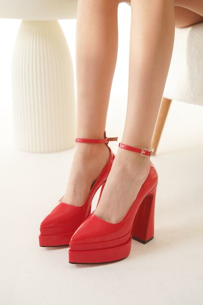 Çift Platform Özel Tasarım Kadın Ayakkabı Rigels