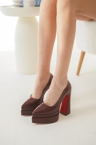 Kadın Çift Platform Özel Tasarım Kadın Ayakkabı Rigel 