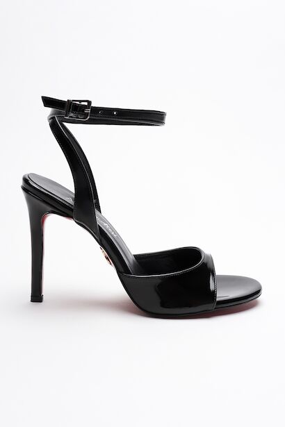 Kadın İnce Bant Arka Baretli Topuklu Ayakkabı Livora 