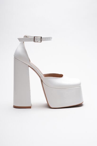 Kadın Yüksek Platform Kalın Topuklu Ayakkabı Firona 