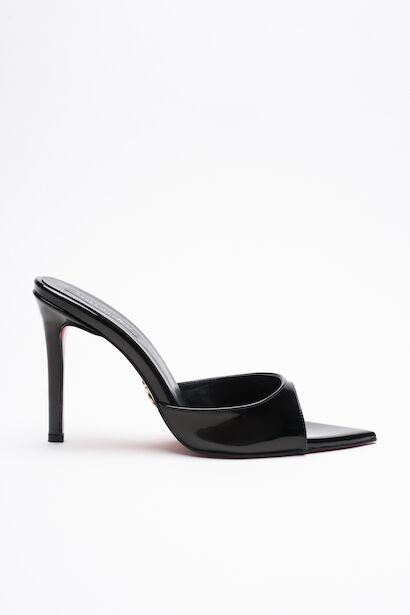 Kadın Sivri Burun İnce Topuklu Terlik Sona 