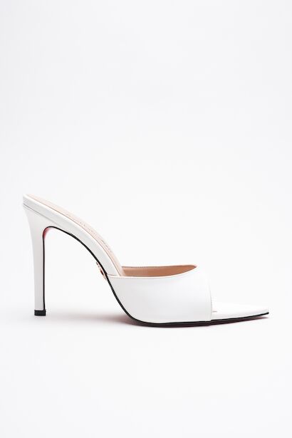 Kadın Sivri Burun İnce Topuklu Terlik Sona 