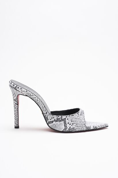 Kadın Sivri Burun İnce Topuklu Terlik Sona 