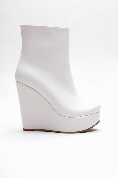 Kadın Fermuarlı Dolgu Topuklu Bot Dainas 