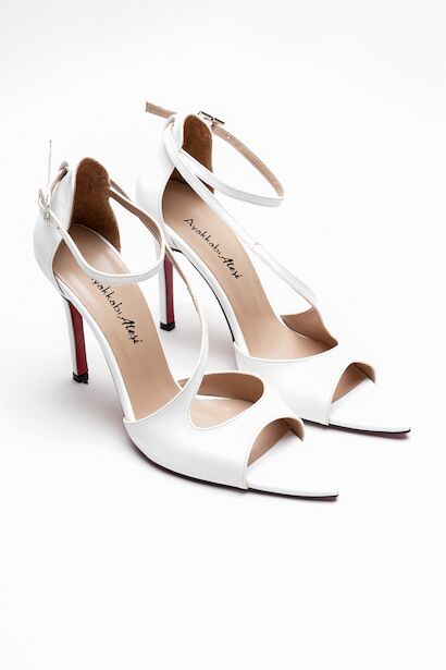 Kadın Çapraz Bantlı İnce Topuklu Ayakkabı Yelar 