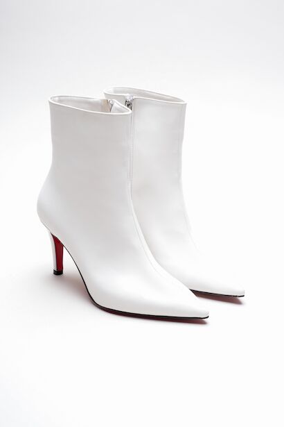 Kadın Kısa Topuklu Sivri Burun Bot Deco 