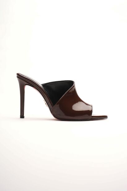 Kadın Tasarım İnce Topuklu Terlik Carolina 