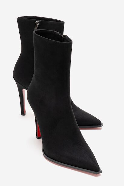 Kadın Tasarım Taban Bilek Boy İnce Topuklu Bot Yanni 