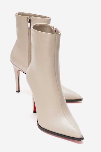 Kadın Tasarım Taban Bilek Boy İnce Topuklu Bot Yanni 