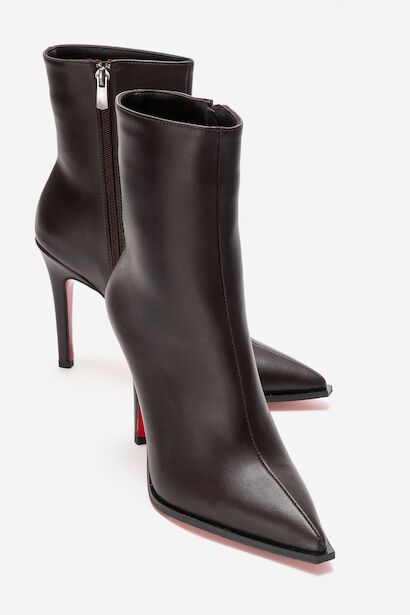 Kadın Tasarım Taban Bilek Boy İnce Topuklu Bot Yanni 