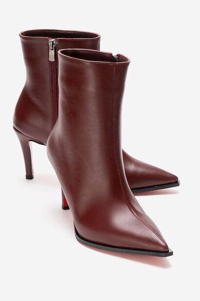 Kadın Bilek Boy Kısa İnce Topuklu Bot Torina 