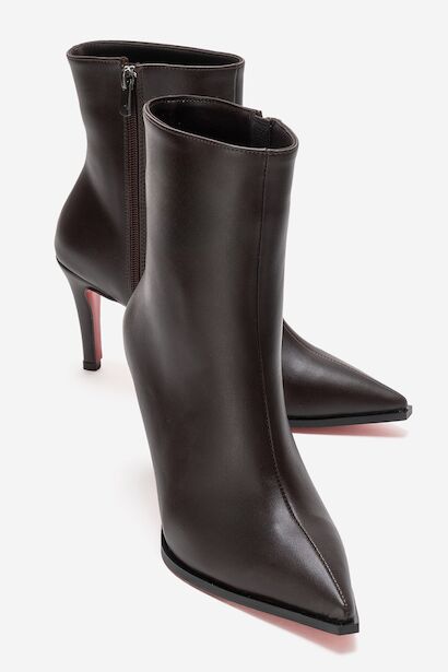 Kadın Bilek Boy Kısa İnce Topuklu Bot Torina 