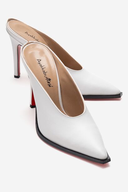 Kadın Özel Tasarım İnce Topuklu Terlik Kobe 